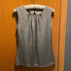 Calvin Klein silver top. Size small.